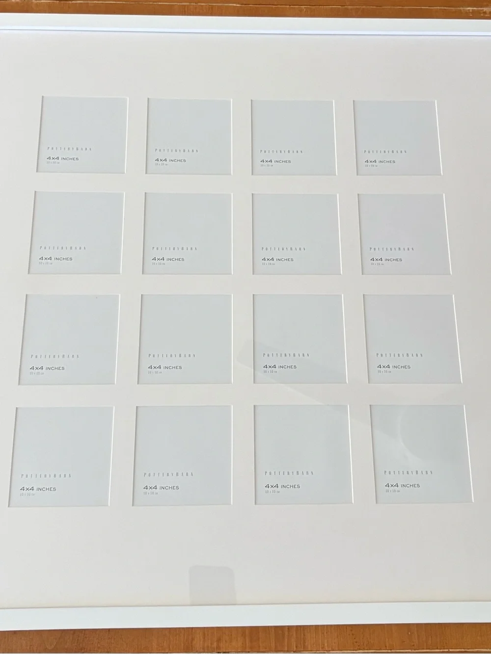 Pottery Barn white multi